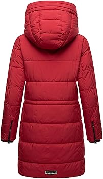Marikoo Long Winter Jacket for Women | Quilted, Puffy Ladies Coat